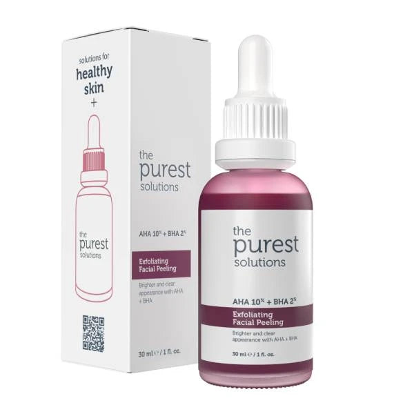 The Purest Solutions Exfoliating Facial Peeling Aha %10 + Bha %2 Serum 30ml